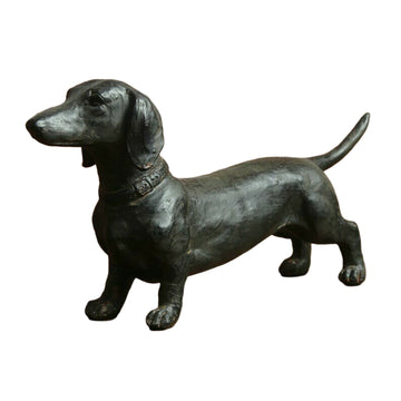 Dachshund Resin Garden Statue