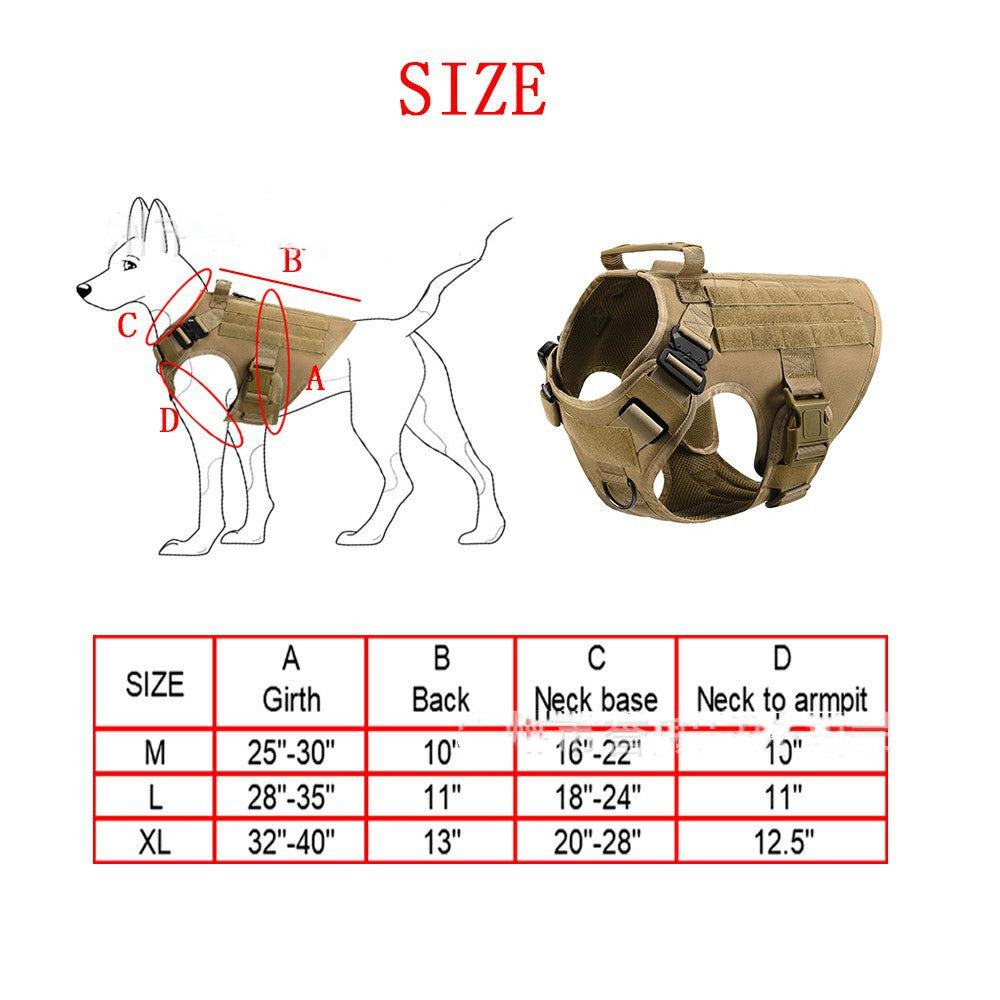 Tactical Dog Harness