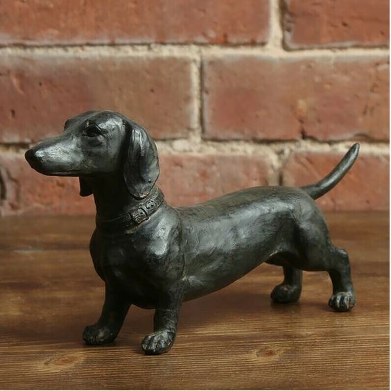 Dachshund Resin Garden Statue