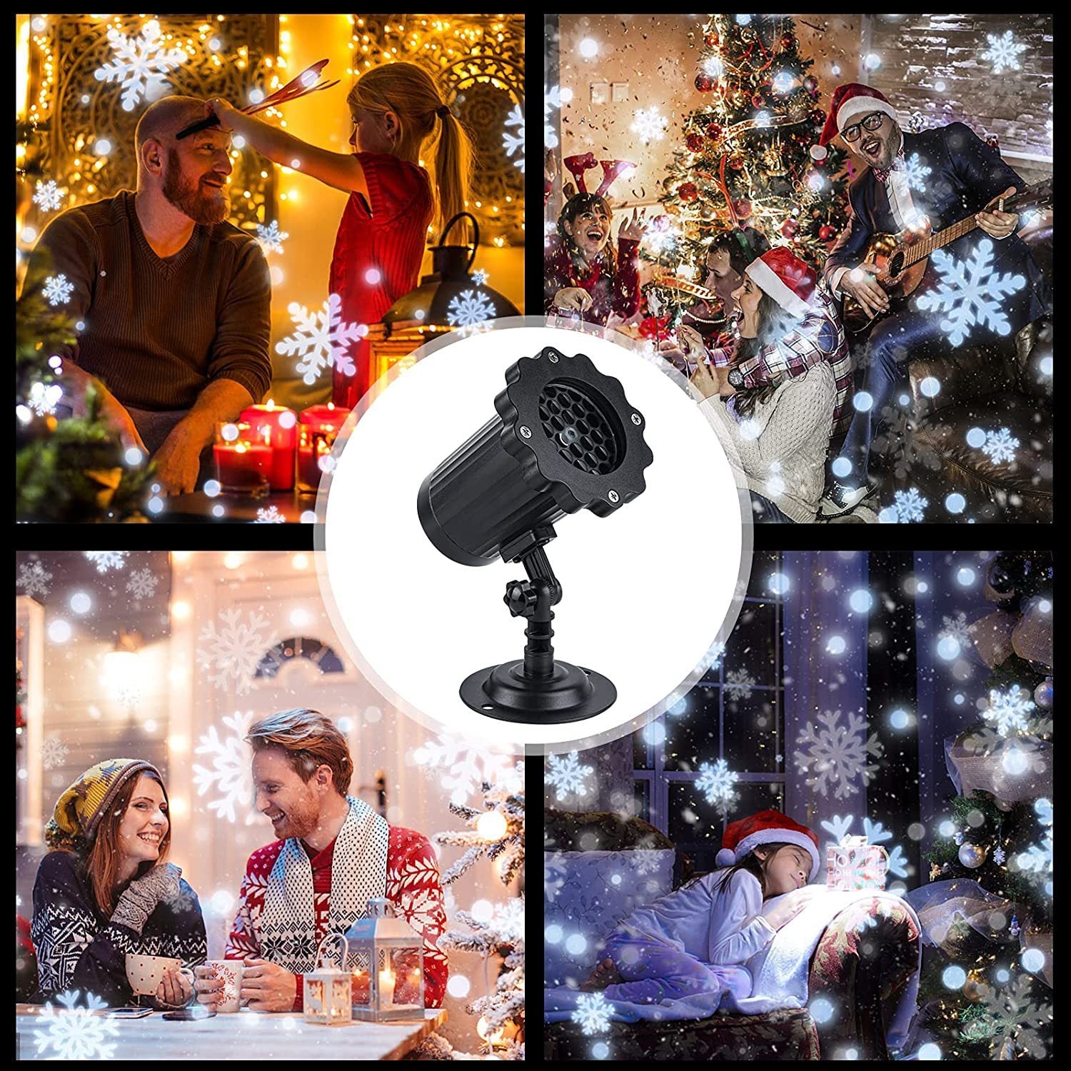 Snowflake Laser Projector Light
