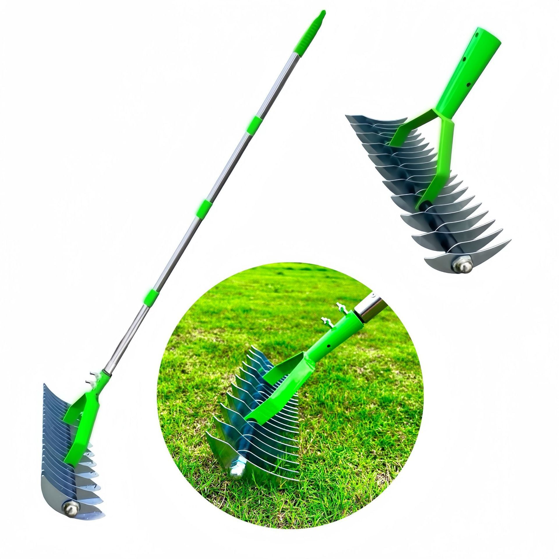 Heavy-Duty Garden Soil Rake