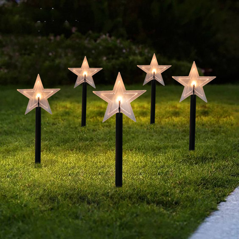 Outdoor Snowflake Garden Lights