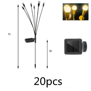 Solar Firefly Garden Lights